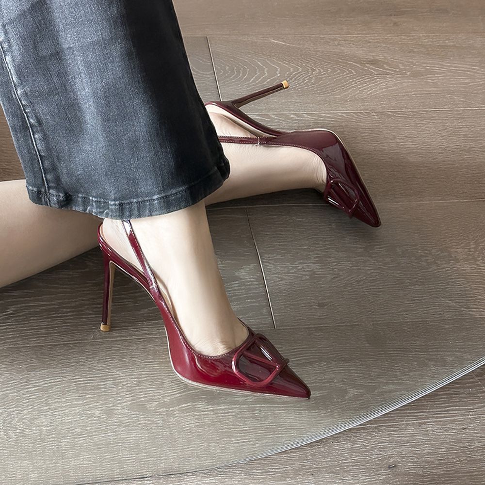 Slingback Pointed Heels