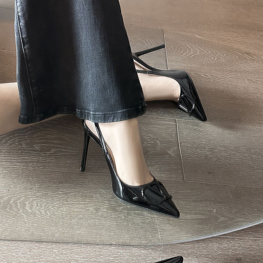Slingback Pointed Heels
