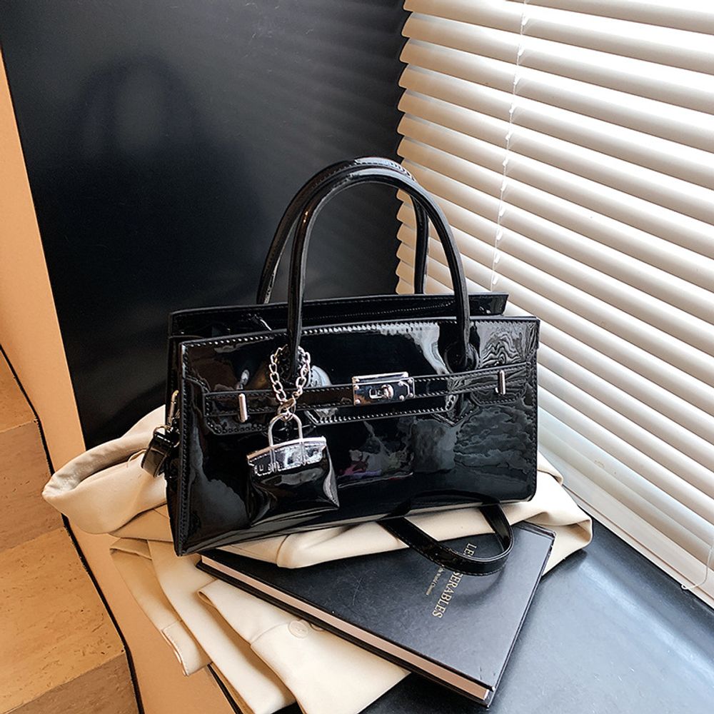Glossy Shoulder Bag