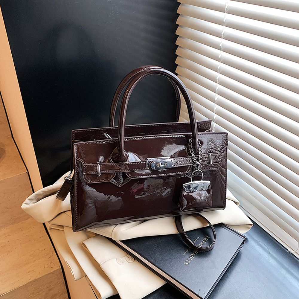 Glossy Shoulder Bag