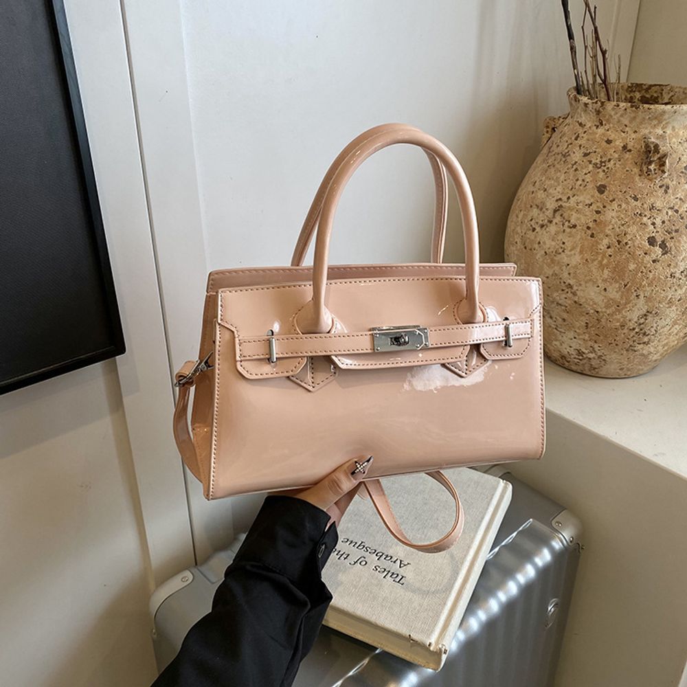Glossy Shoulder Bag