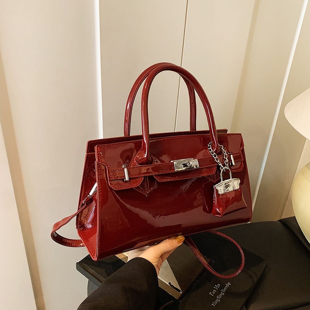 Glossy Shoulder Bag