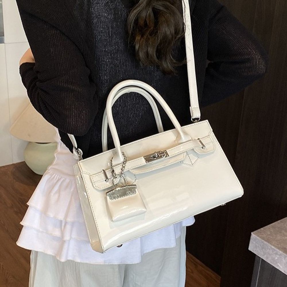 Glossy Shoulder Bag