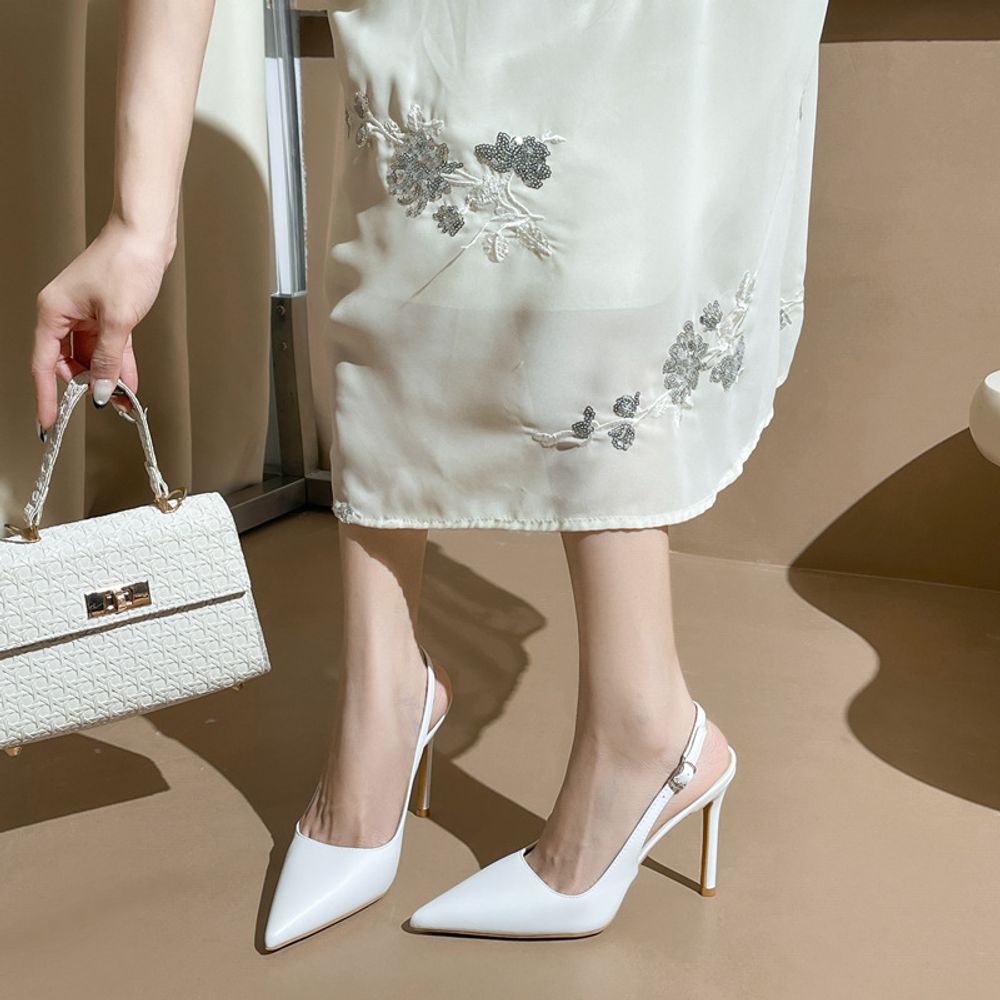 Slingback Pointed Heels