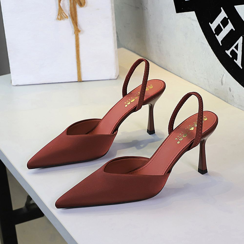 Pointed Slingback Heels