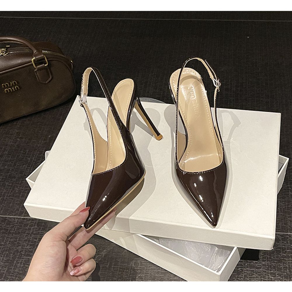 Pointed Slingback Heels