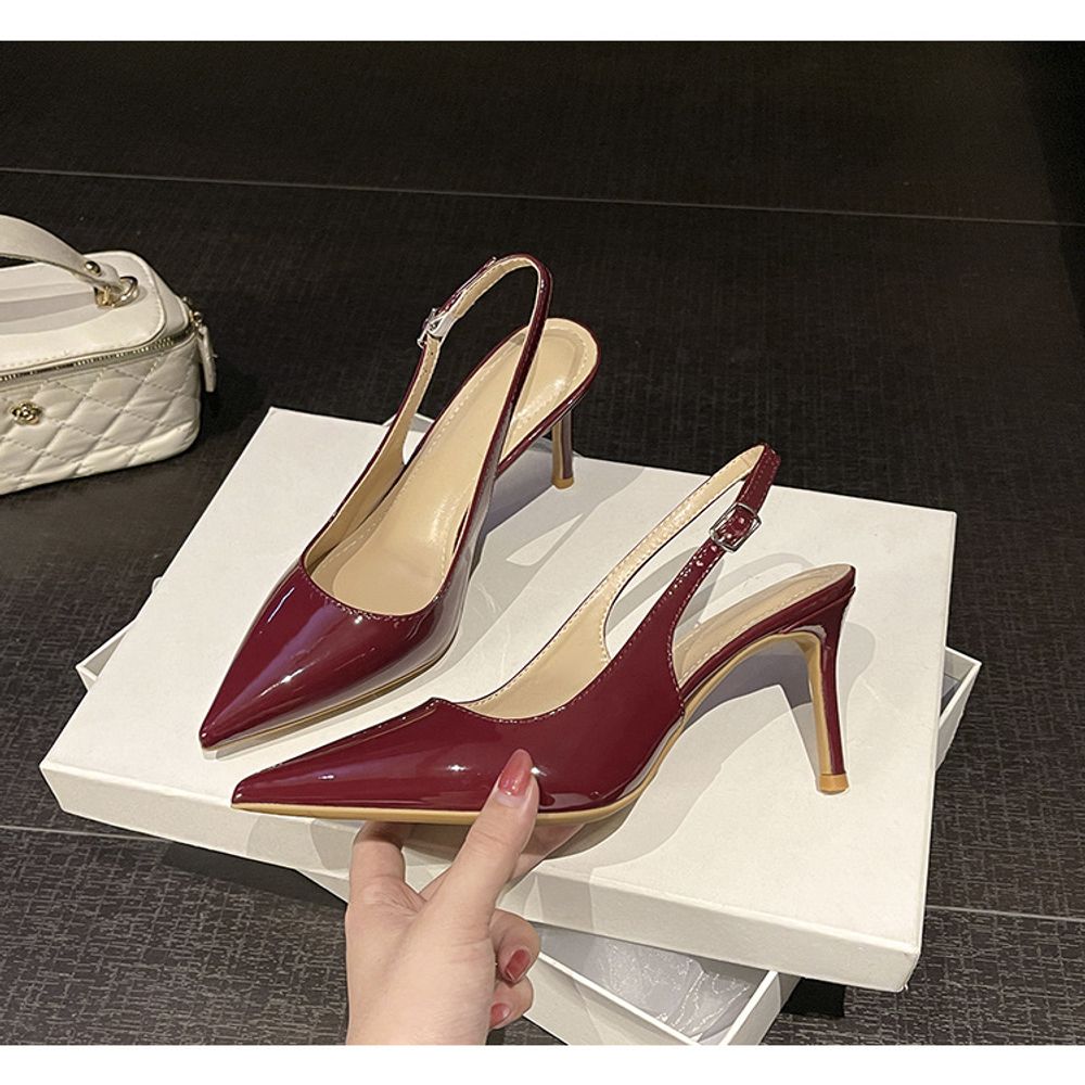 Pointed Slingback Heels