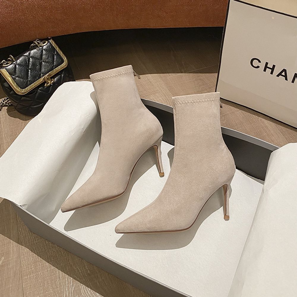 Pointed Toe Ankle Boots