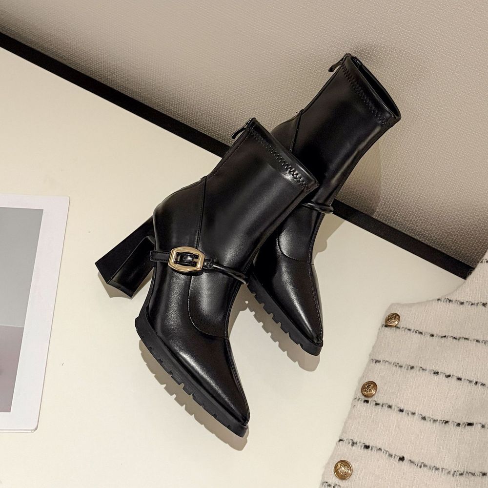 Premium Pointed Ankle Boots