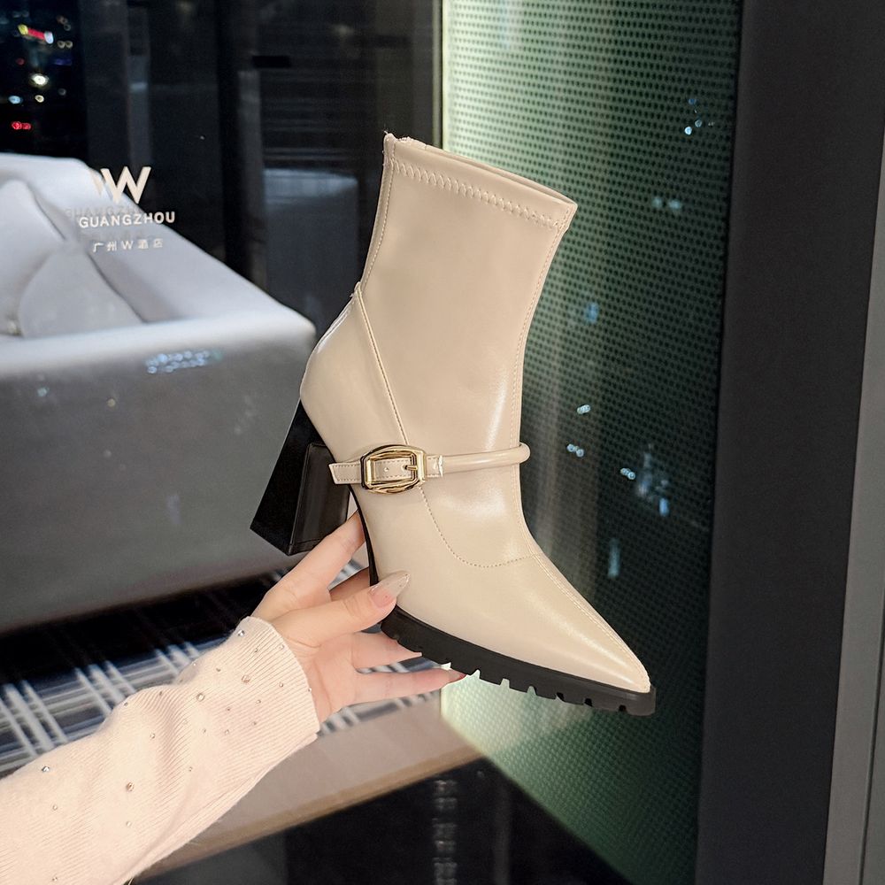 Premium Pointed Ankle Boots