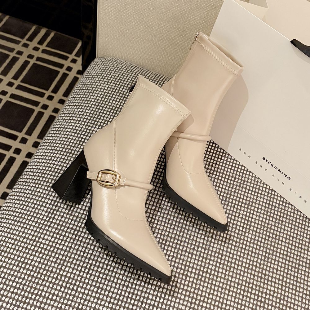 Premium Pointed Ankle Boots
