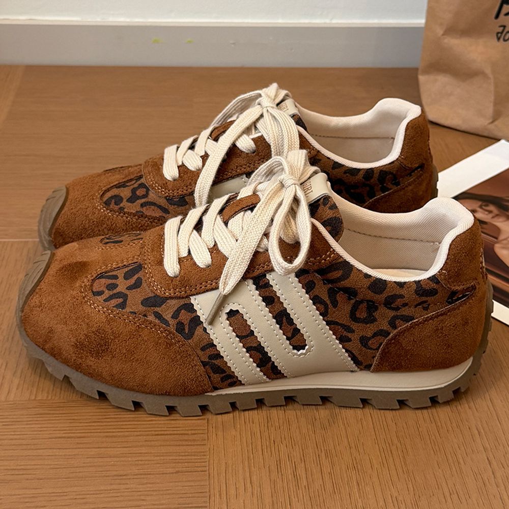 Suede Leather Trendy Sneakers
