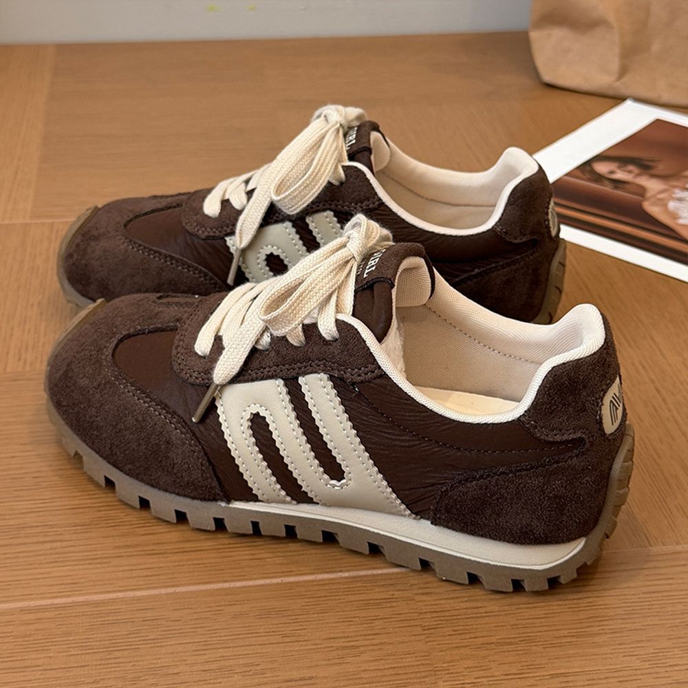 Suede Leather Trendy Sneakers