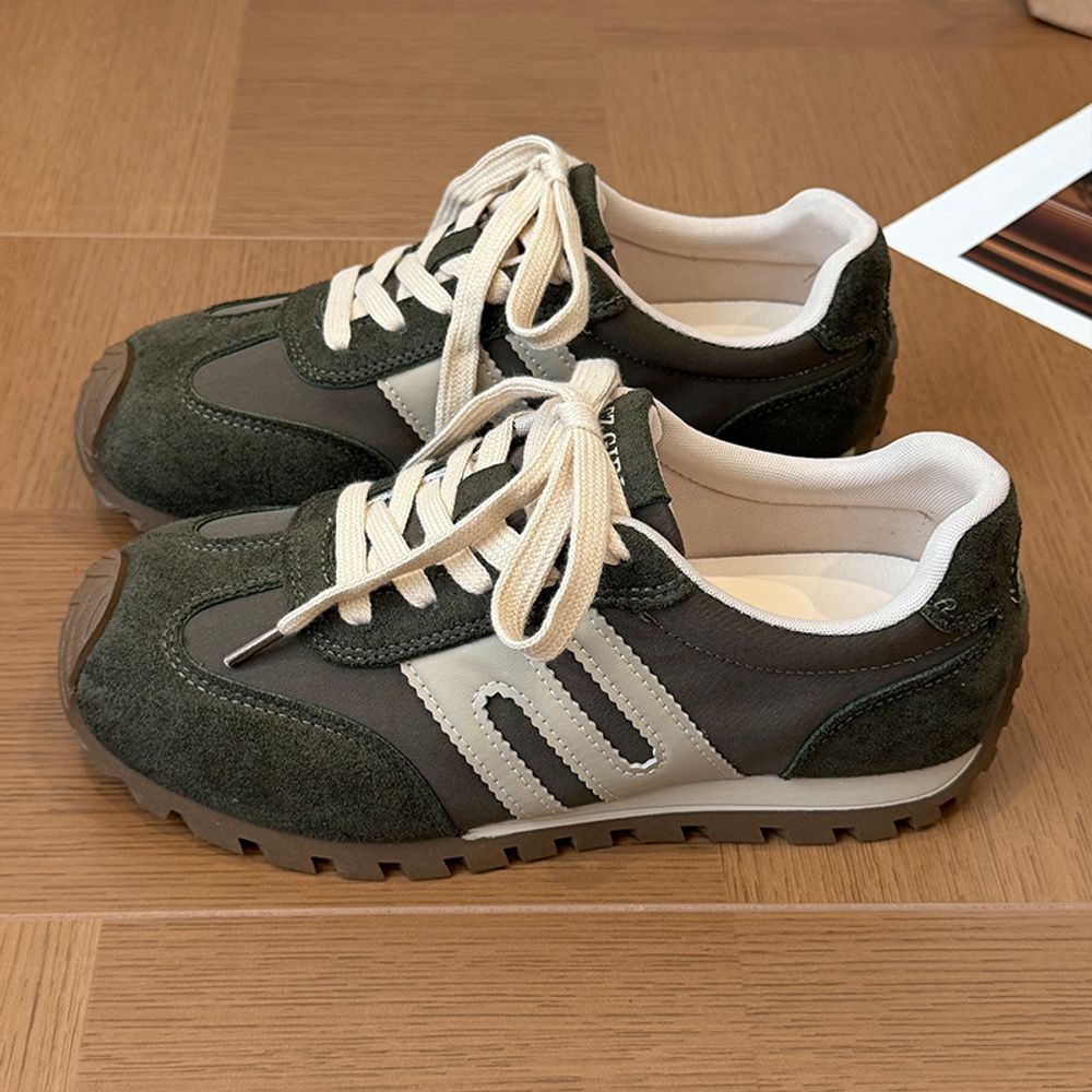 Suede Leather Trendy Sneakers