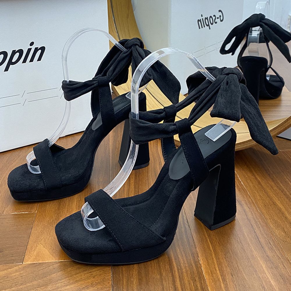 Platform Thick Heeled Sandals