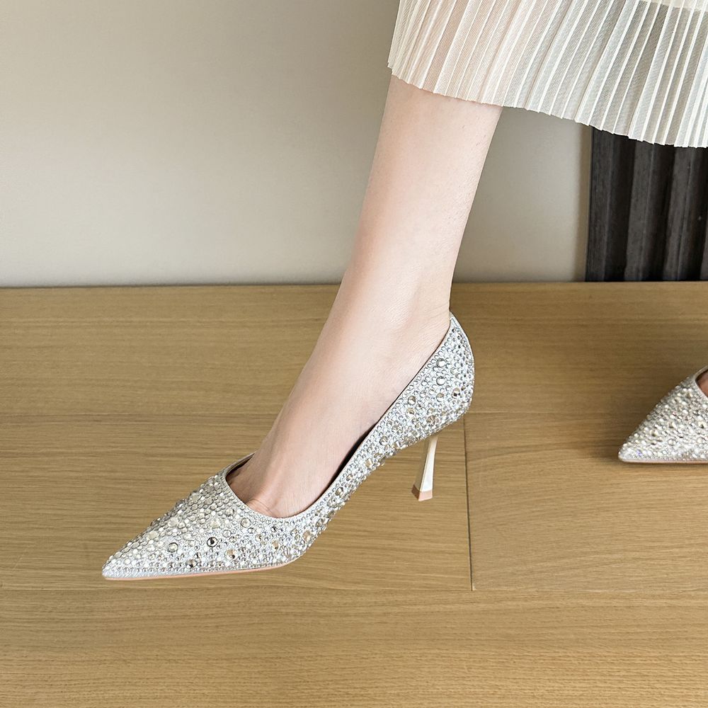 Rhinestone Stiletto Heels