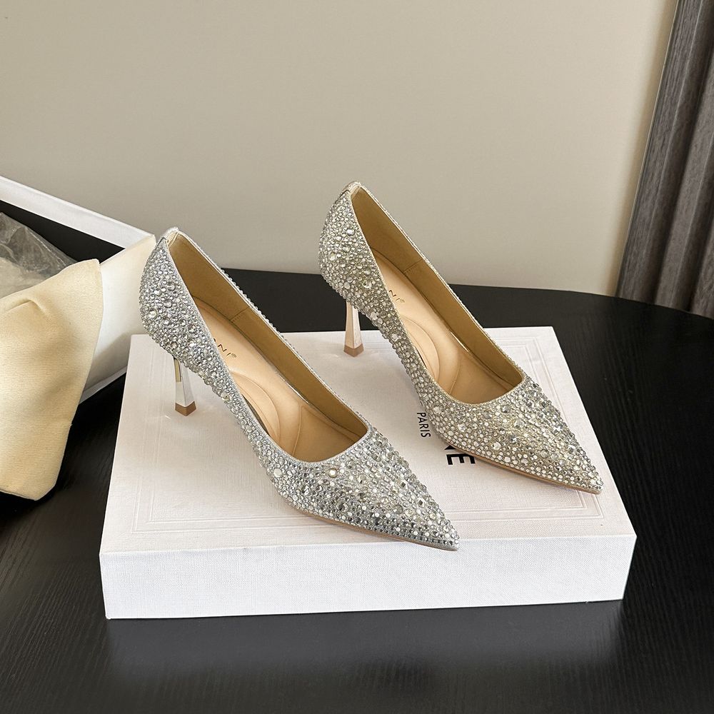 Rhinestone Stiletto Heels
