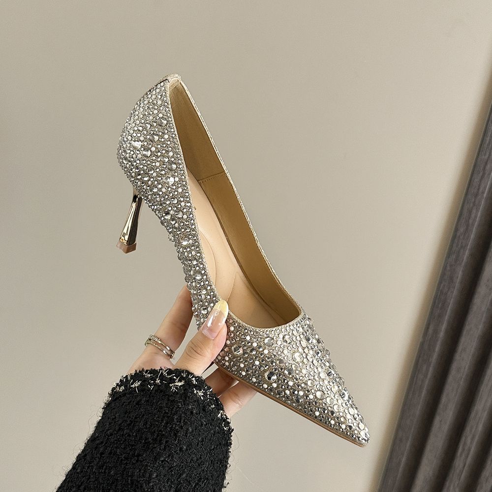 Rhinestone Stiletto Heels