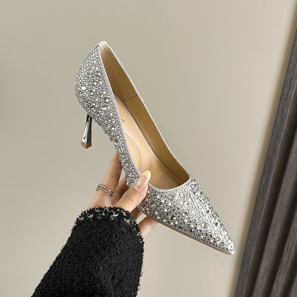 Rhinestone Stiletto Heels