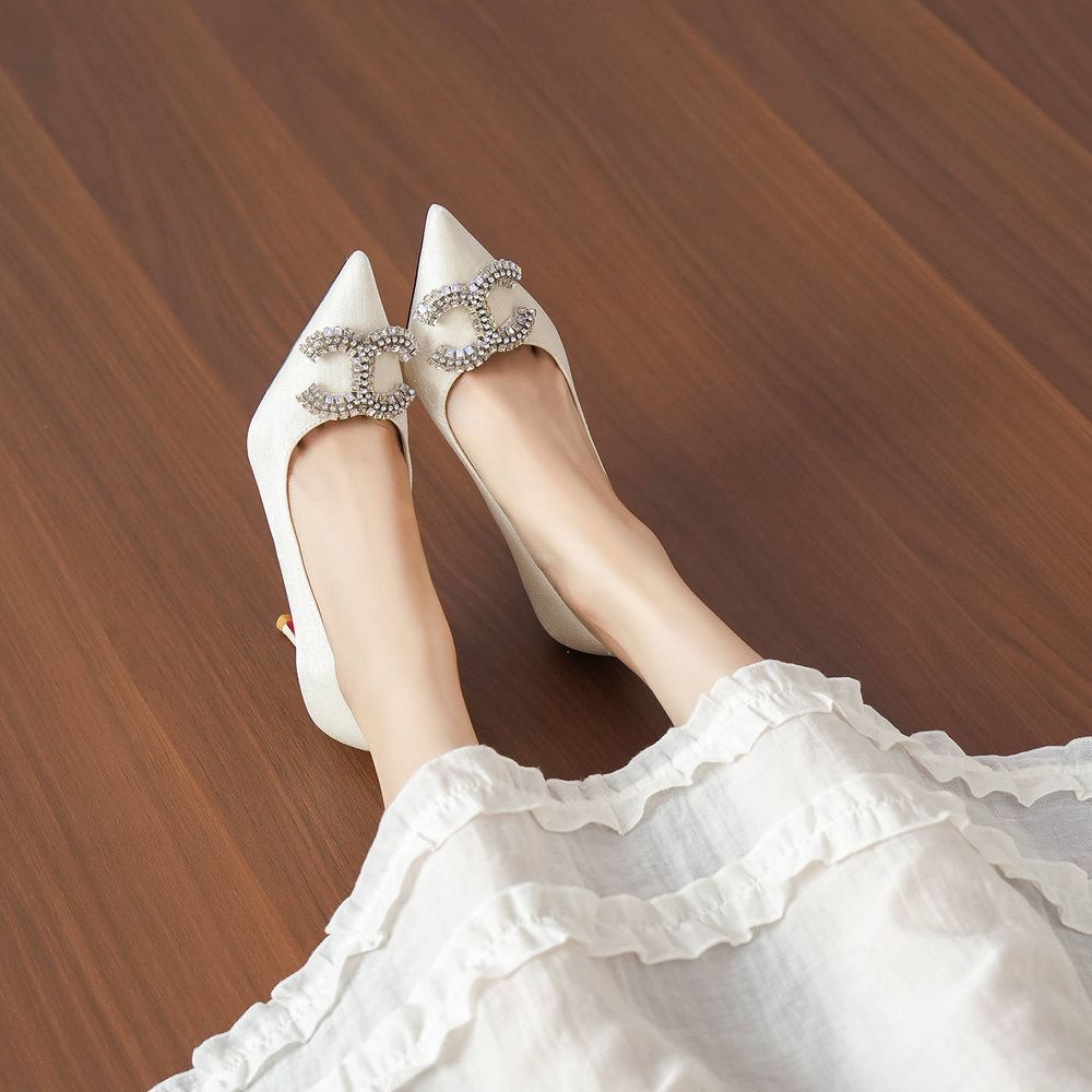Premium Rhinestone Stiletto Heels