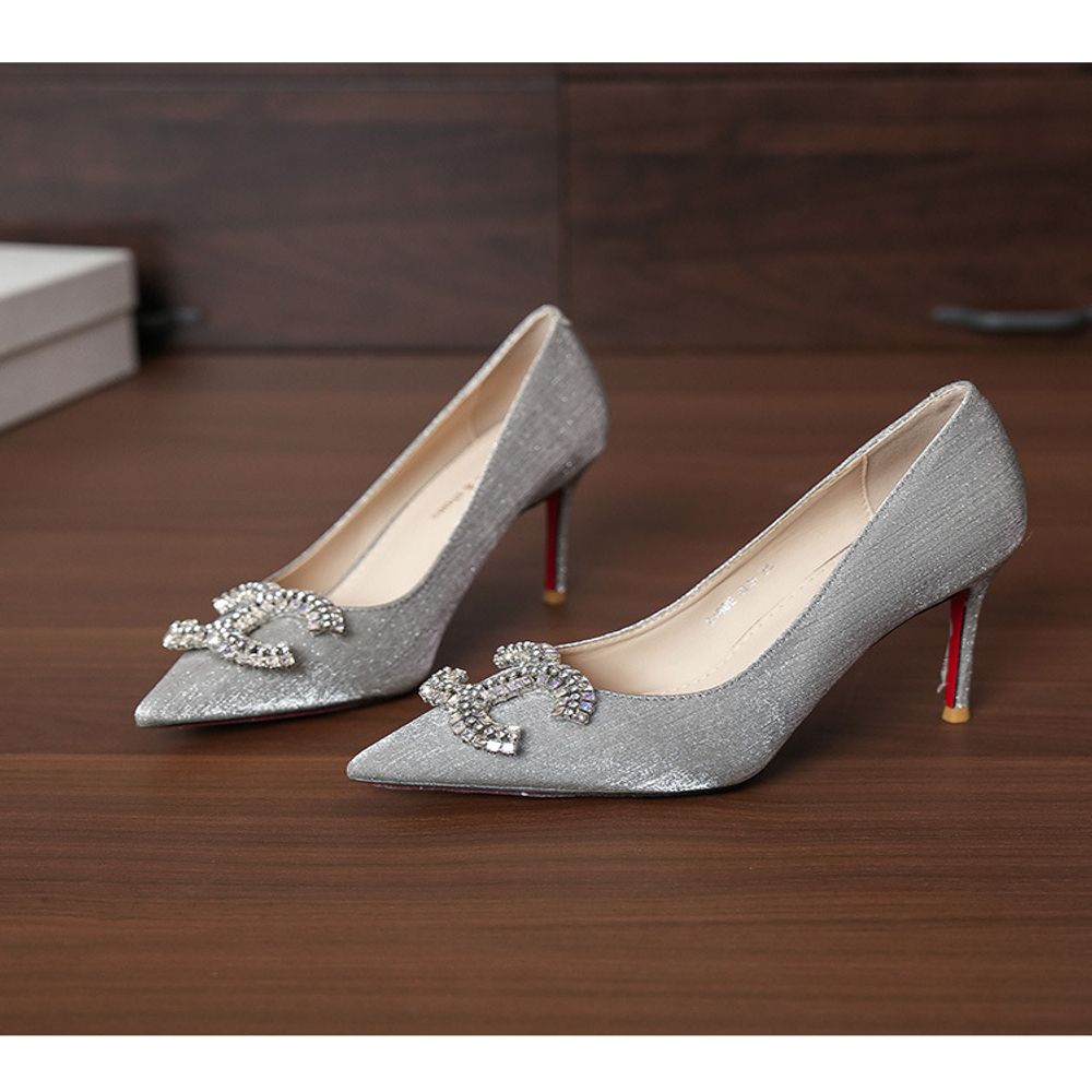 Premium Rhinestone Stiletto Heels