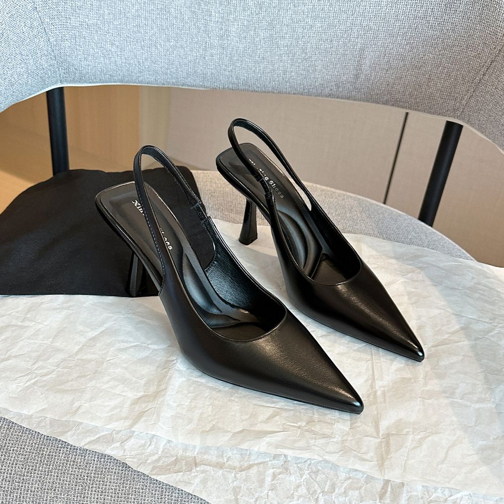 Pointed Slingback Heels