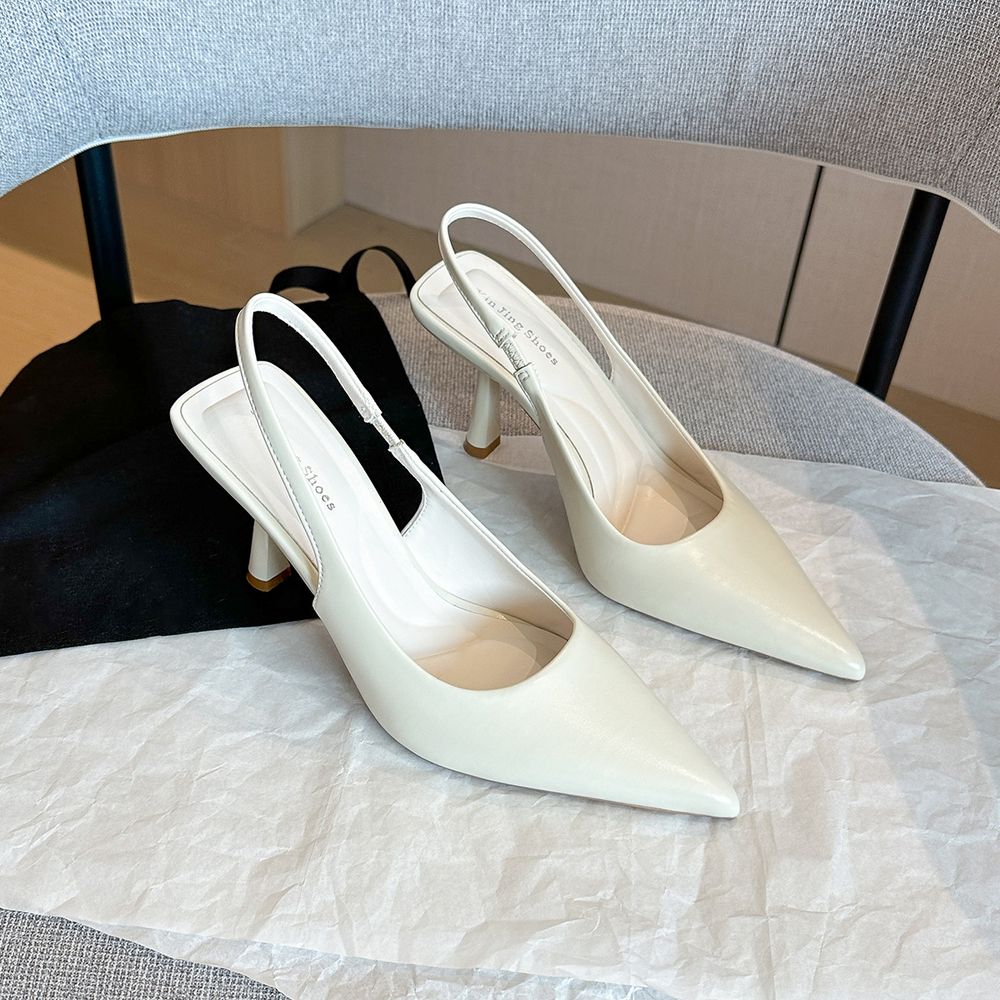 Pointed Slingback Heels