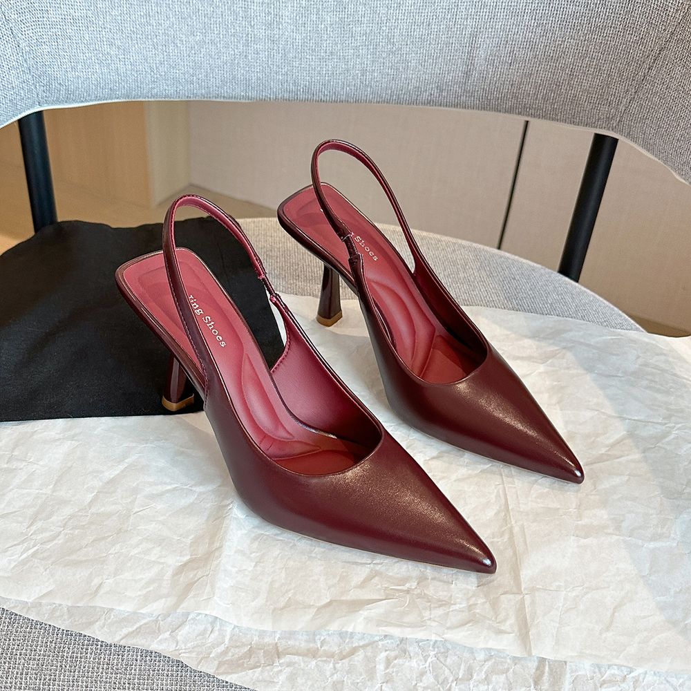Pointed Slingback Heels
