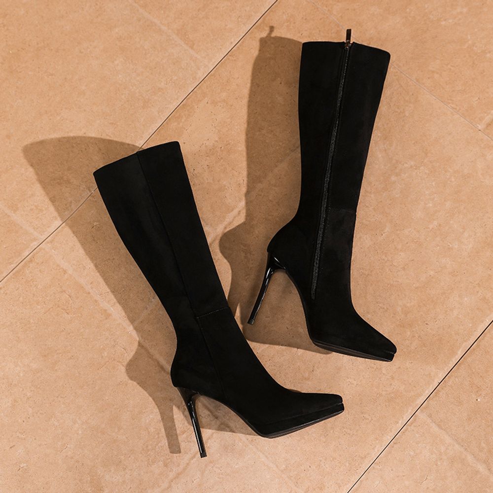 Knee High Suede Boots