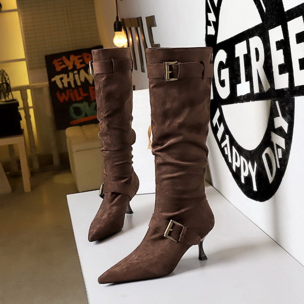 Knee High Suede Boots