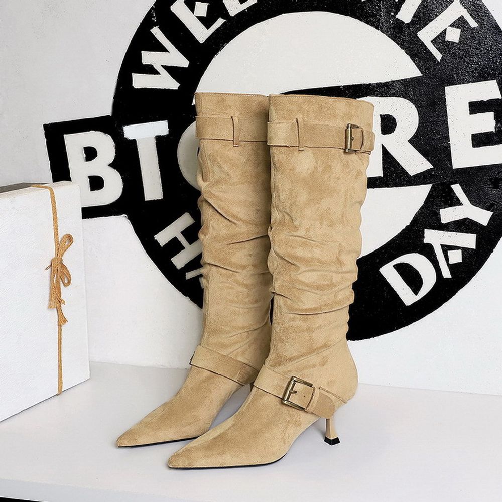 Knee High Suede Boots