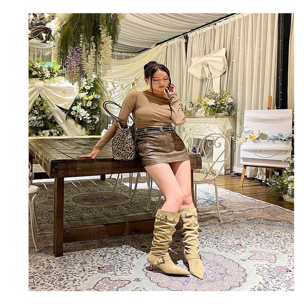 Knee High Suede Boots