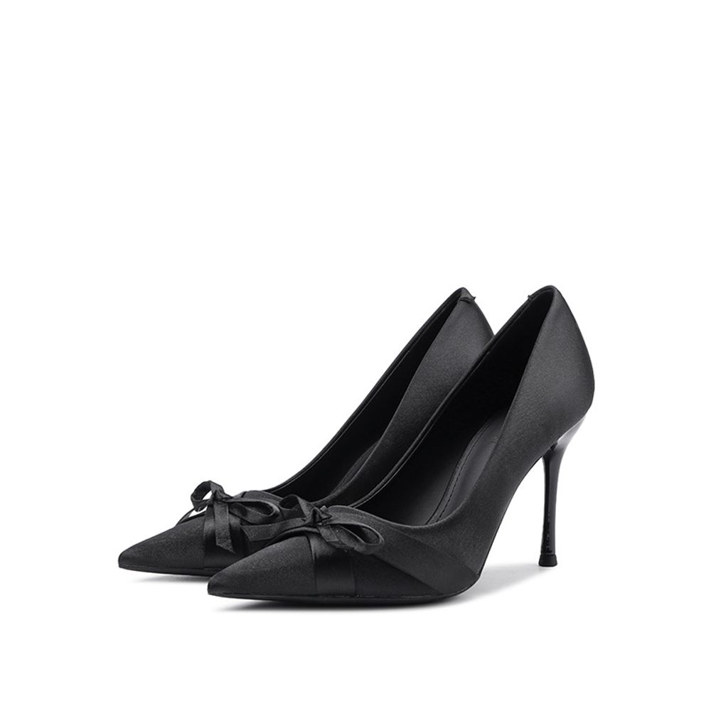 Bowtie Pointed Stiletto Heels